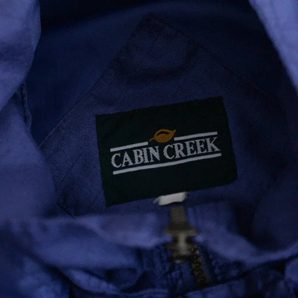 Vintage  Cabin Creek Purple Utility Jacket with Hood - Picture 10 of 13